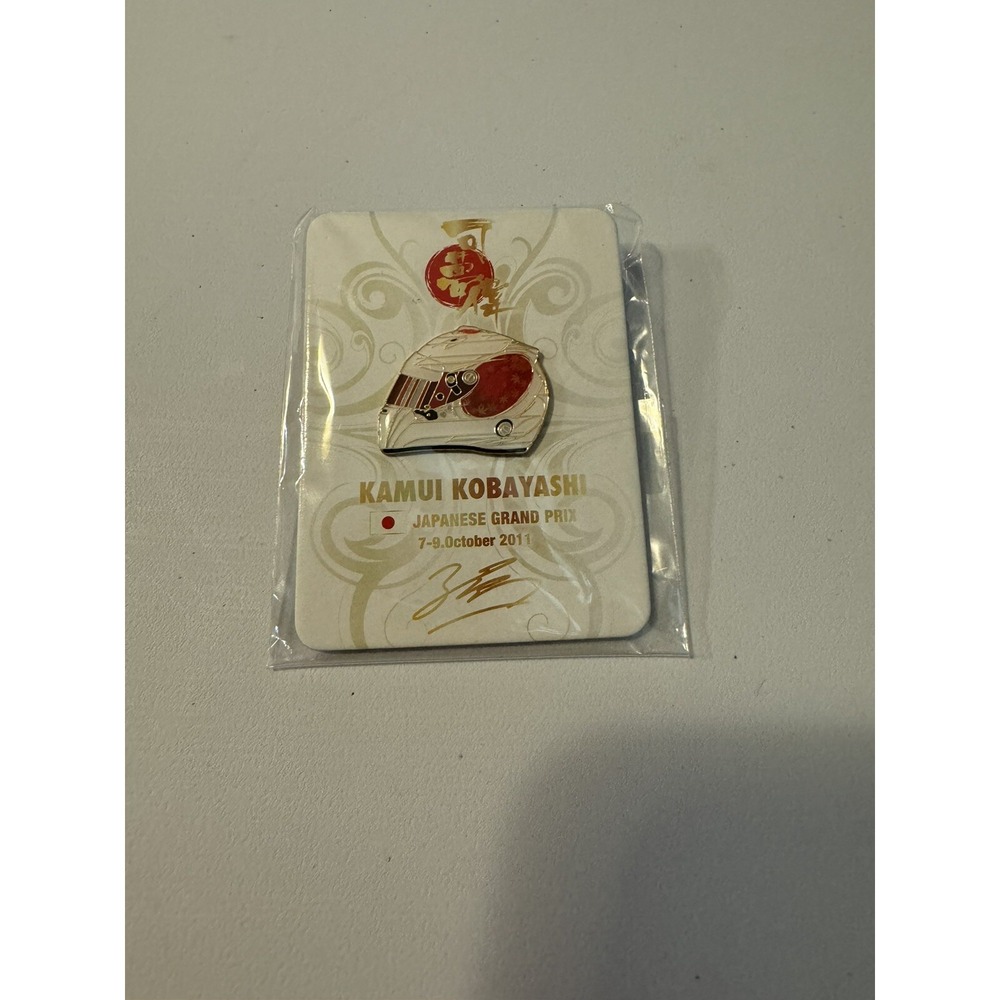 Kamui Kobayashi Japanese Grand Prix 2011 Collector Pin Racing Helmet Euro Sports